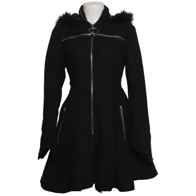 Manteau (Noir) de Restyle Polyester
