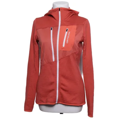 Sweat à capuche (Orange) de Ortovox Élasthane, Laine de mouton, Polyester