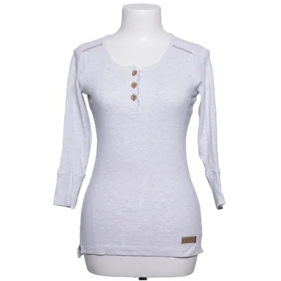 Henley shirt (Grijs) van Flora Katoen, Elastaan