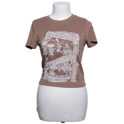 T-shirt (Brun) från Dazy Elastan, Polyester