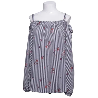 Blouse (Blue, White, Multicolored) from Bodyflirt Elastane, Polyester
