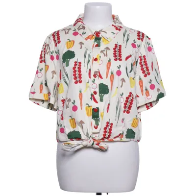Korte mouwen shirt (Wit, Meerkleurig) van Collectif Katoen, Elastaan