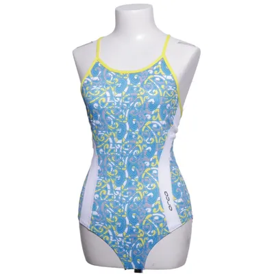 Badpak (Blauw, Geel, Wit) van Orca Polyester