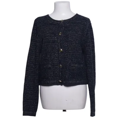 Cardigan (Blå, Sølv) fra Tahari Bomuld, Metallfiber, Polyester, Uld