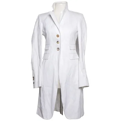Coat (White) from Pauw Amsterdam Cotton, Metallic fiber