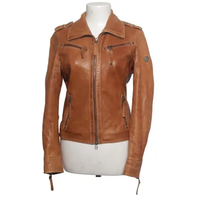 Läderjacka (Brun) från Gipsy Skinn, Polyester