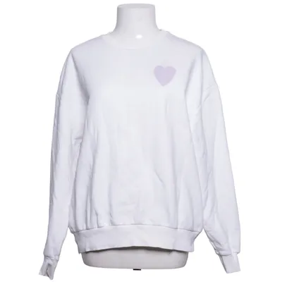Sweatshirt (White, Purple) from Essentials by Tchibo Cotton, Elastane