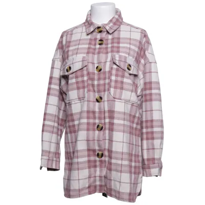 Överskjorta (Rosa, Vit) från Gina Akryl, Polyamid, Polyester, Viskos