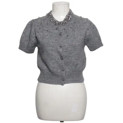 Cardigan (Gray) from Zara Acrylic, Polyamide, Polyester