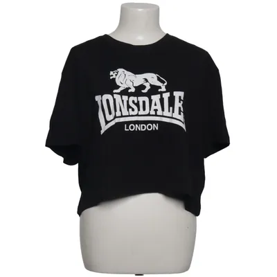 Crop top (Noir) de Lonsdale Coton