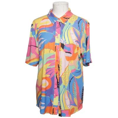 Kortærmet skjorte (Blå, Gul, Pink, Flerfarvet) fra Angelle Milan Elastan, Polyester, Viscose