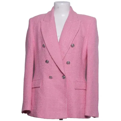 Blazer (Pink) from Zara Acrylic, Cotton, Polyester