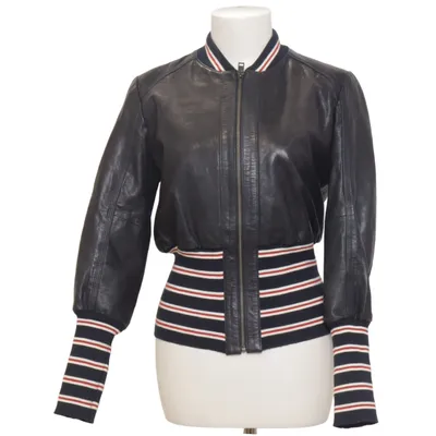 Bomberjacka (Blå, Vit, Röd) från Heine Skinn, Polyester