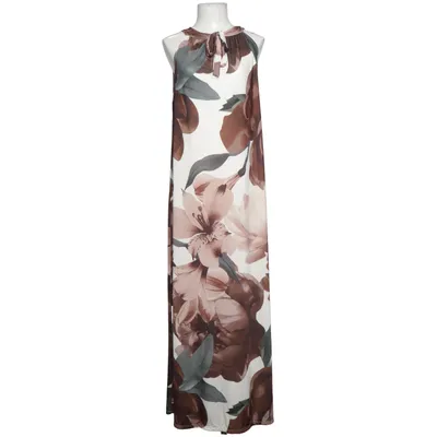 Halterneckklänning (Vit, Brun, Flerfärgad) från Matmazel Elastan, Polyester