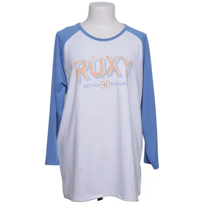 Badetrøje (Blå, Hvid) fra Roxy Elastan, Polyester