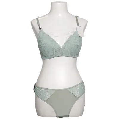 Undertøjsæt (Grøn) fra Hunkemöller Elastan, Økologisk bomuld, Polyamid