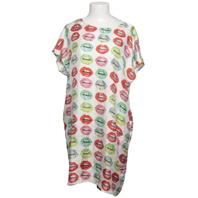 Robe (Blanc, Multicolore) de Anni Carlsson Soie