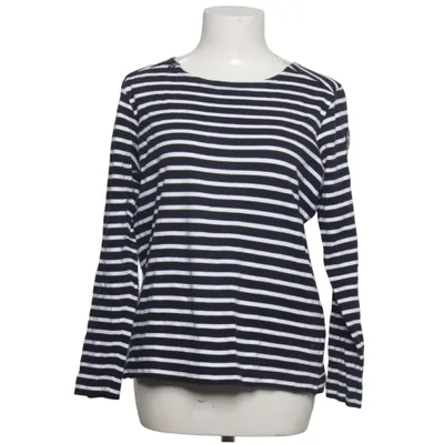 Long sleeve T-shirt (Blue, White) from Voile Bleue Cotton