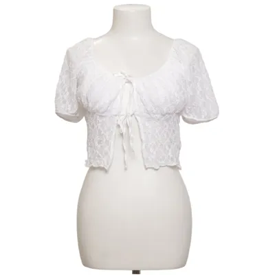 Dirndlbluse (Hvid) fra Tiffosi Bomuld, Elastan, Polyamid, Polyester