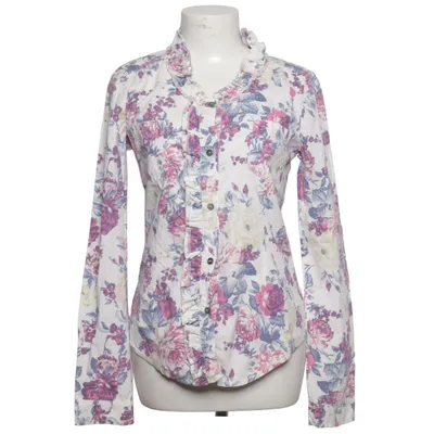 Blouse (Wit, Lila, Blauw) van Susy Mix Katoen, Elastaan