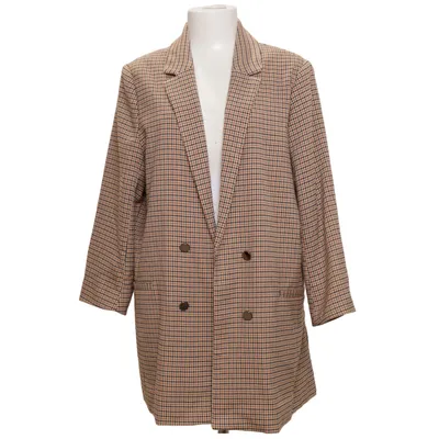 Blazer (Brun, Sort, Hvid) fra Jean Pascale Elastan, Polyester, Viscose