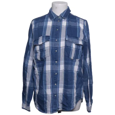 Flannel skjorte (Blå, Hvid) fra Denim Co Bomuld