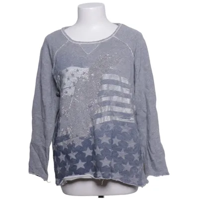 Sweatshirt (Grå, Blå) fra Lieblingsstück Bomuld