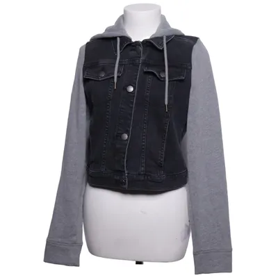 Denim jacket (Gray, Black) from Hollister Cotton, Elastane, Polyester
