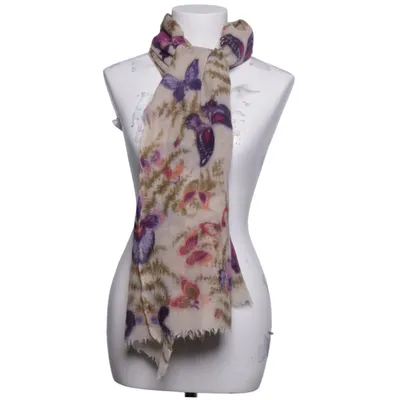 Scarf (Beige, Multicolored) from Gerard Darel Silk, Wool
