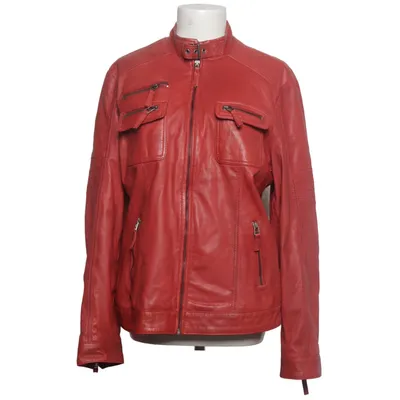 Leather jacket (Red) from 7 eleven Leather, Polyester