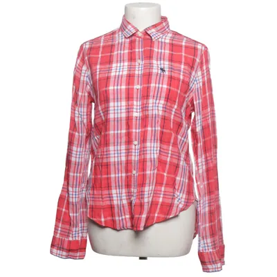 Flanellskjorta (Röd, Vit, Blå) från Abercrombie & Fitch Bomull, Lyocell