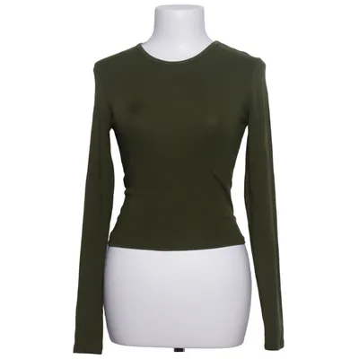 Long sleeve T-shirt (Green) from Bershka Cotton, Elastane