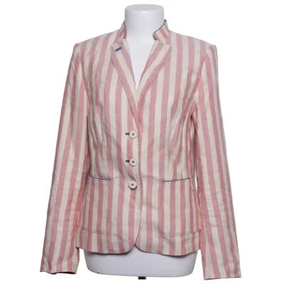 Blazer (Rød, Hvid) fra White Label Bomuld, Linned