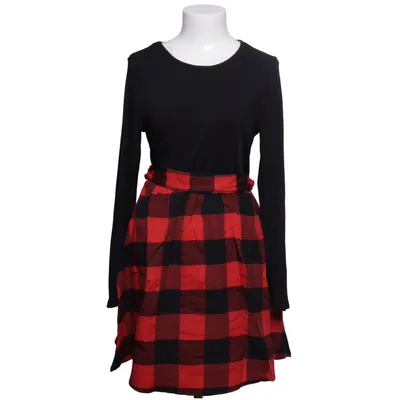 Dress (Black, Red) Elastane, Polyester