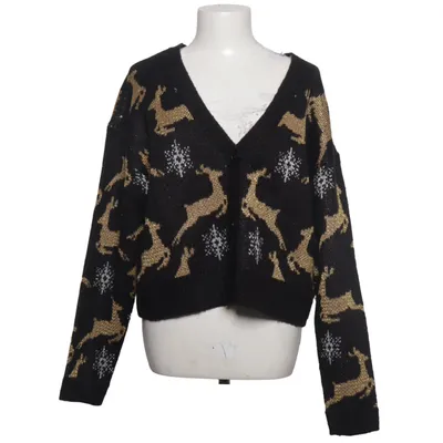 Cardigan (Sort, Guld, Hvid) fra Urban Classics Akryl, Metallfiber, Polyester