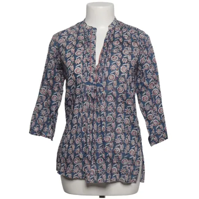 Bluse (Blau, Mehrfarbig) von Anokhi Baumwolle
