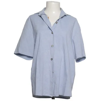 Chemise à manches courtes (Bleu) de Landhaus mode Coton, Polyester