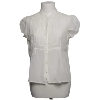 Chemise à manches courtes (Blanc) de See by Chloé Coton, Soie