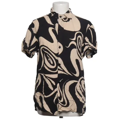 Chemise à manches courtes (Noir, Beige) de Bernardo