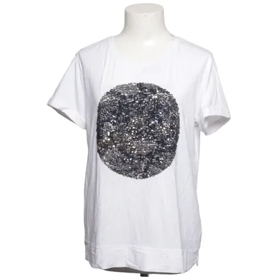 T-shirt (Vit, Svart) från Margittes Bomull, Elastan, Modal
