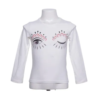 Långärmad t-shirt (Vit, Röd, Svart) från Kenzo Kids Bomull, Elastan