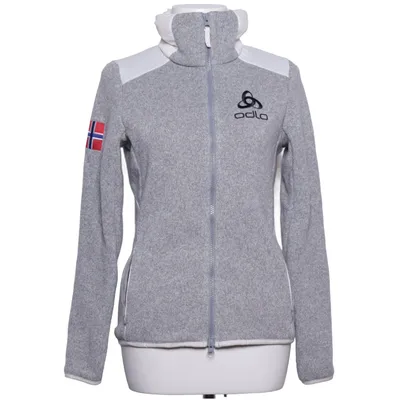 Träningsjacka (Grå, Vit) från Odlo Polyester