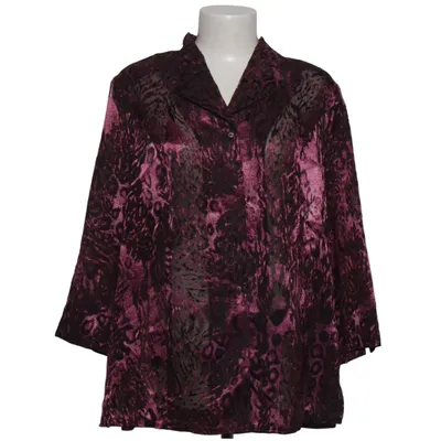 Bluse (Lilla, Sort) fra RIO Polyester, Viscose
