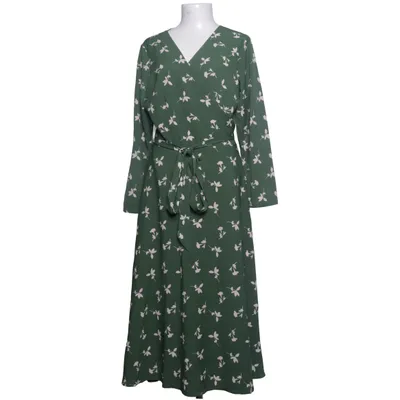 Slå-om-kjole (Grøn, Hvid) fra Collectif Vintage