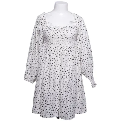 Dress (White, Black) from Rixo Cotton