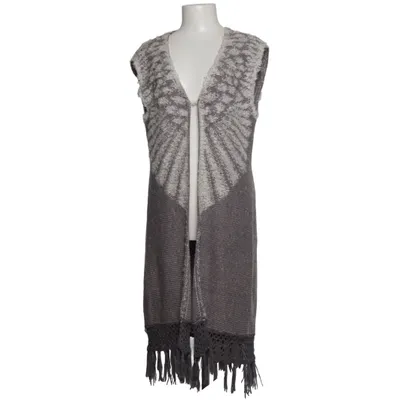 Vest (Gray, White) from Simclan Acrylic, Cotton