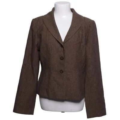 Kavaj (Brun) från Hennes Akryl, Polyester, Ull