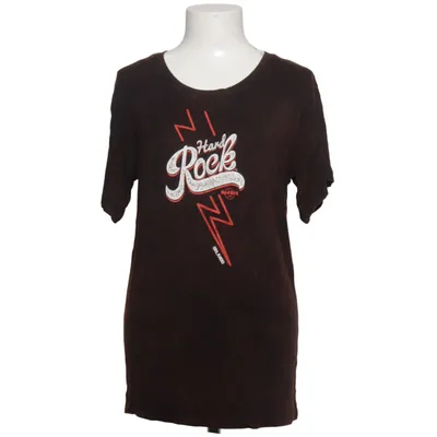 T-shirt (Braun, Schwarz) von Hard Rock Elasthan, Viskose