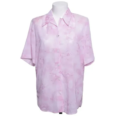 Short sleeve shirt (Pink, White) from H&H Polyester, Viscose