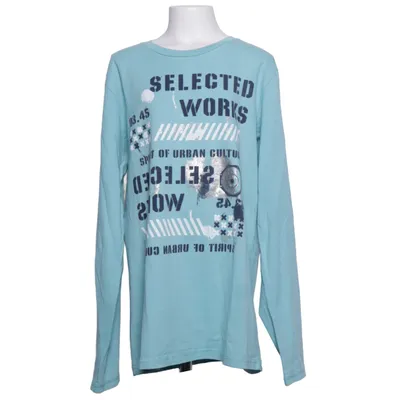 Långärmad t-shirt (Blå) från H&M Young Bomull